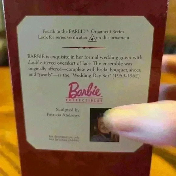 1997 Wedding Day Barbie Ornament - Picture 2 of 6